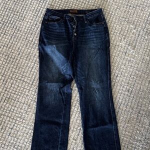 Judy Blue Dark Indigo Straight Leg Jeans